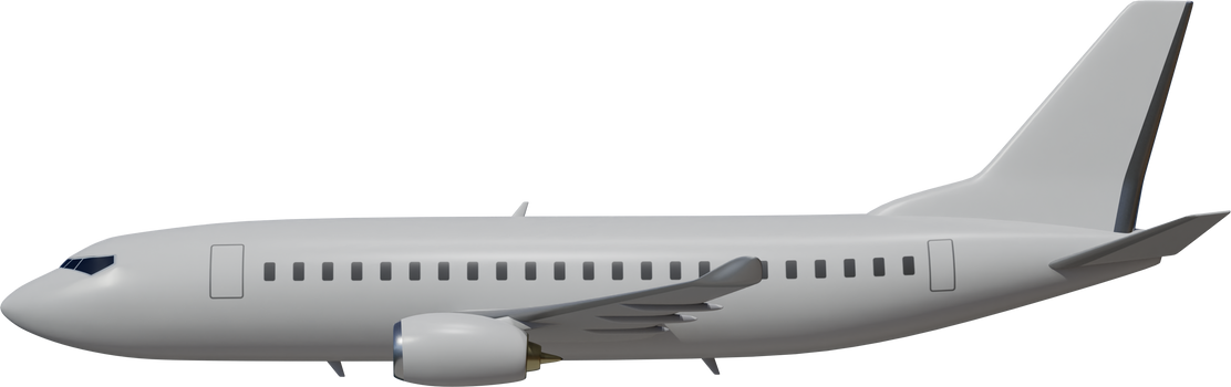 3D Render of an Airplane 